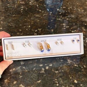 NEW Market & Spruce Sailor Gold Earring Set